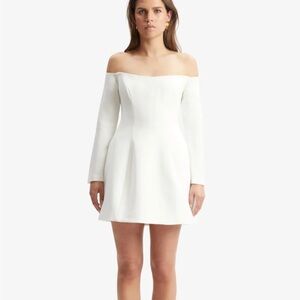 Bardot Nadene Hourglass Mini Dress in Orchid White